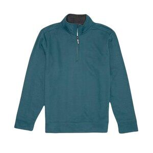 Tommy Bahama Mens Size Large New Castle Half-Zip Pullover Sweater Forest Green